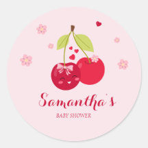 Ma Cherie Cherry Pink Coquette Girl Babydusche