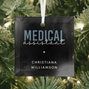 MA Klinischer Assistent Ornament Aus Glas