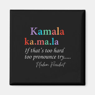 Ma La Kamala Harris Definition Frau Präsidentin 20 Magnet