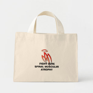 MA - Logo, KURESPINALE MUSKULÄRE ATROPHIE Mini Stoffbeutel
