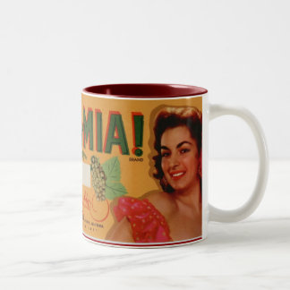 Ma Ma Mia Trauben Zweifarbige Tasse