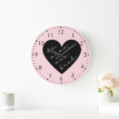 Ma Mama Mama Bruh Pink Große Wanduhr (Zuhause)