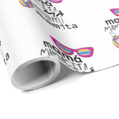 má mami mamita aus den 90 geschenkpapier (Rolleneckpunkt)