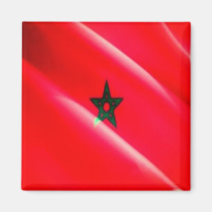 MA - Marokko - Flagge Wachsender Marokkaner Magnet