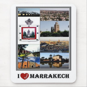 MA Marokko - Marrakesch - I Liebe Mosaic - Mauspad