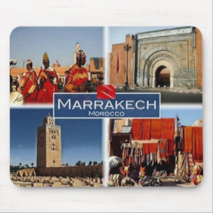 MA Marokko - Marrakesch - Place Jemaa El F - Mousepad