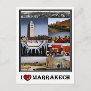 MA Marokko - Marrakesch - Postkarte