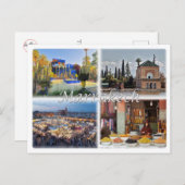 MA Marokko - Marrakesch - Postkarte (Vorne/Hinten)