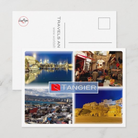 MA Marokko - Tanger - Postkarte (Vorne/Hinten)