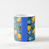 Ma Ma's Kitchen blau und gelb Kaffeetasse (Mittel)