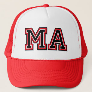 ‚MA‘ Monogramm Truckerkappe