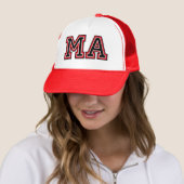 ‚MA‘ Monogramm Truckerkappe (Beispiel)