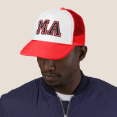 ‚MA‘ Monogramm Truckerkappe (Beispiel)