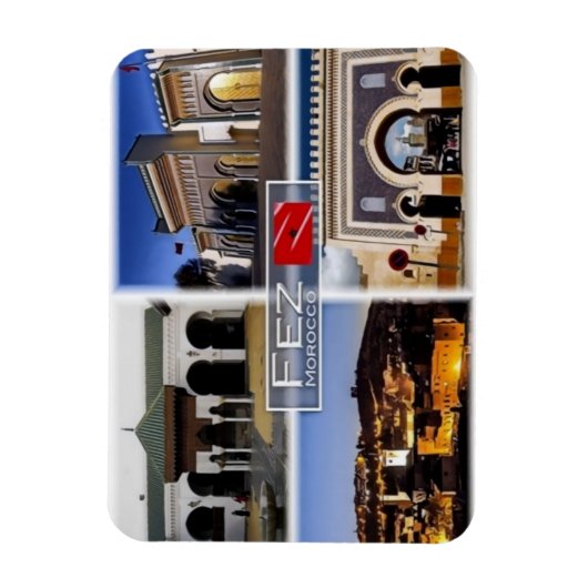 MA Morocco - Fez - Magnet (Vertikal)