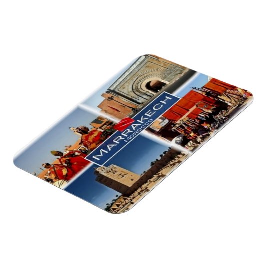 MA Morocco - Marrakesch - Magnet (Linke Seite)
