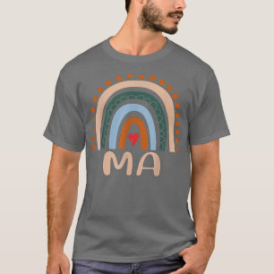MA Rainbow Grandma Niedlich Mütter Tag Sonne MA  T-Shirt