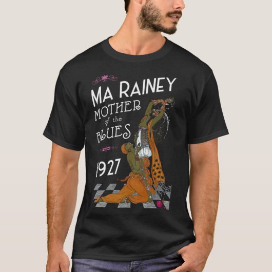 ma rainey_s schwarzer Boden T-Shirt (Vorderseite)