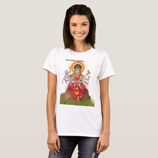 Maa Durga Der Power T-Shirt (Vorne ganz)