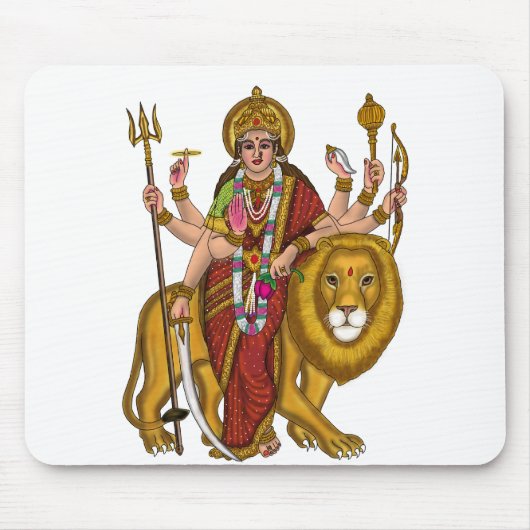 Maa Durga Mouse Pad Mousepad (Vorne)