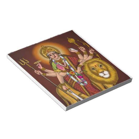 Maa Durga Notepad Notizblock (angewinkelt)