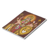 Maa Durga Notepad Notizblock (Rotiert)