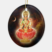 Maa Maha Lakshmi Devi Laxmi Göttin des Reichtums Keramik Ornament (Links)