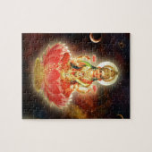 Maa Maha Lakshmi Devi Laxmi Göttin des Reichtums Puzzle (Horizontal)