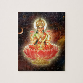 Maa Maha Lakshmi Devi Laxmi Göttin des Reichtums Puzzle