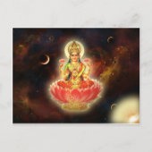 MAA MAHALAXMI DEVI INDISCHE GODESS OF WOALTH/ FORT POSTKARTE (Vorderseite)