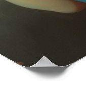 Maa Yashoda und Little Krishna Poster (Ecke)