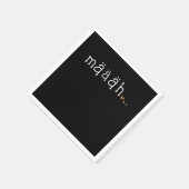 Maaah Niedlich Funny Goat Lover Animal Farm Gesche Serviette (Ecke)