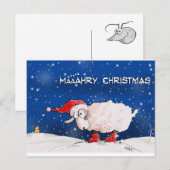 Määähry Christmas Feiertagspostkarte (Vorne/Hinten)
