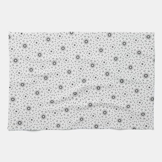 Maacah001 abstraktes Doodle Geschirrtuch (Horizontal)