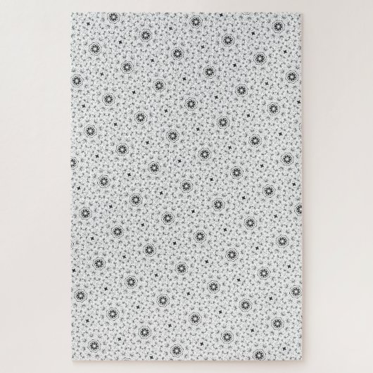 Maacah001 abstraktes Doodle Puzzle (Vertikal)