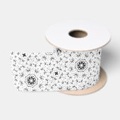 Maacah001 abstraktes Doodle Satinband (Spule)