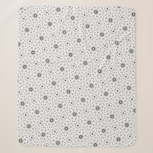 Maacah001 abstraktes Doodle Sherpadecke (Vorderseite)