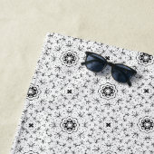 Maacah001 abstraktes Doodle Strandtuch (Beispiel)