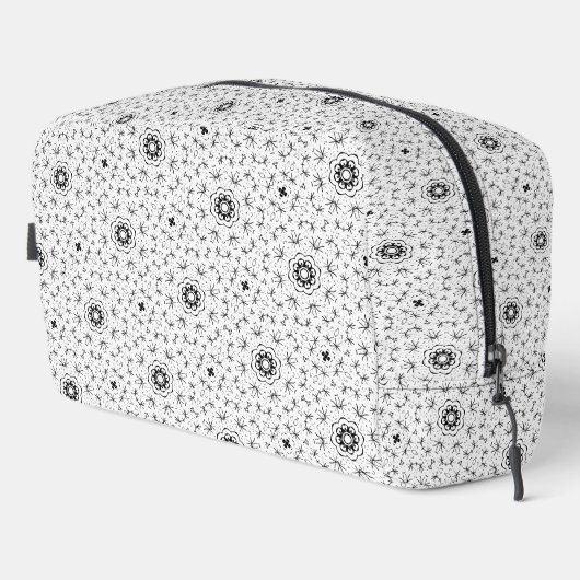 Maacah001 abstraktes Doodle Waschbeutel (Rechte Ecke)