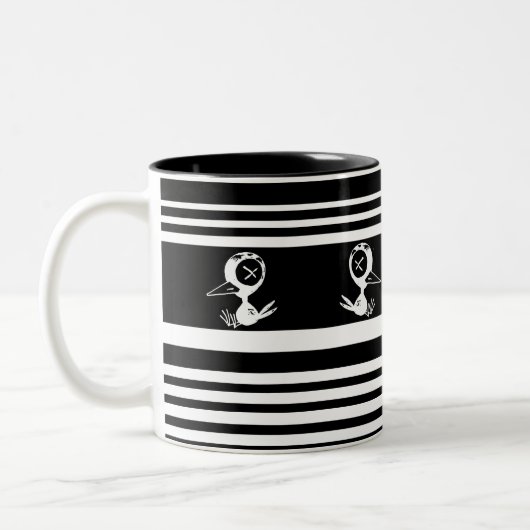 Maakies Stripped Coffee Tasse (Links)