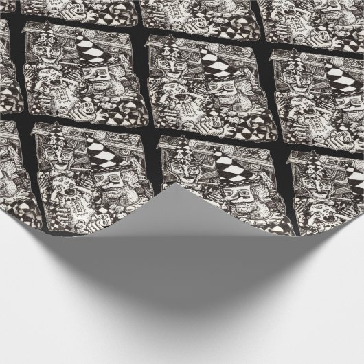 Maaking of the man von Brian Benson Geschenkpapier (Ecke)