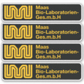 Maas Biolabs (Neuromancer) Aufkleber (Vorderseite)