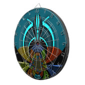 Maasai Colors Hakuna Matata Dartscheibe (Vorderseite rechts)