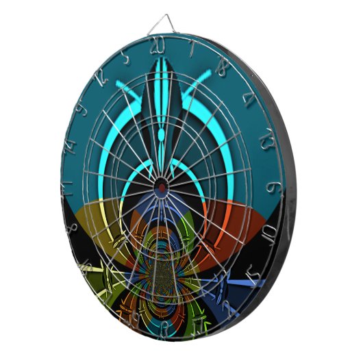 Maasai Colors Hakuna Matata Dartscheibe (Vorderseite rechts)