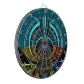 Maasai Colors Hakuna Matata Dartscheibe (Vorderseite Links)