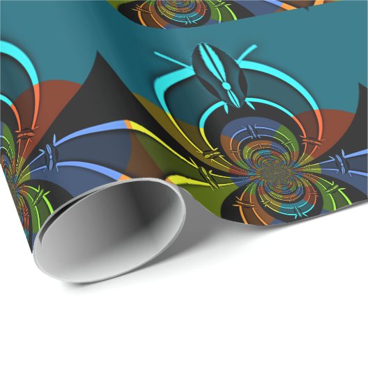 Maasai Colors Hakuna Matata Geschenkpapier (Rolleneckpunkt)