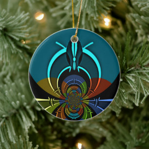 Maasai Farben Hakuna Matata Keramik Ornament