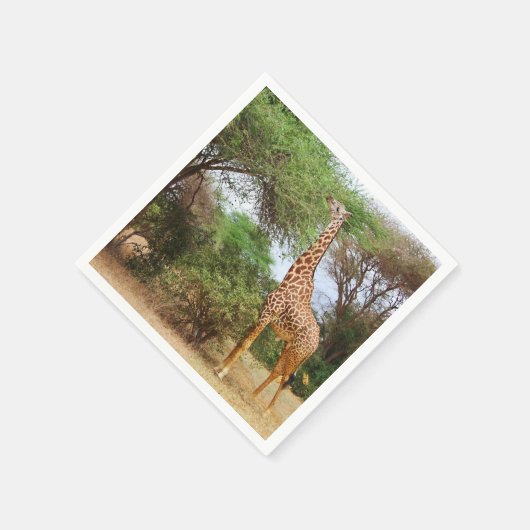 Maasai Giraffe Serviette (Ecke)