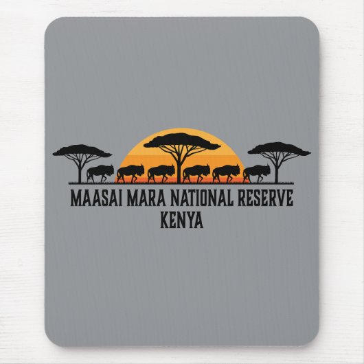 Maasai Mara National Reserve Kenya Mousepad (Vorne)