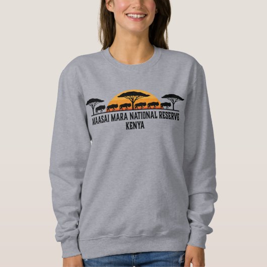 Maasai Mara National Reserve Kenya Sweatshirt (Vorderseite)
