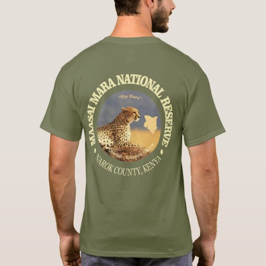 Maasai Mara National Reserve T-Shirt (Rückseite)